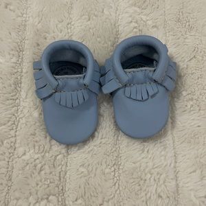Baby Freshly Picked Blue Moccasins